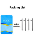 22Mm Quick Release Watch Band Spring Bars Pins Stainless Steel 316L Double Flange For Easy Install, 1.8mm Diameter, 4-Pack