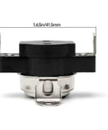 Heavy Duty Dryer High Limit Thermostat D510701 L225-40F For Safe Fast Drying With Precise Thermal Cutoff That Kicks In When Temps Go Too High Keeping Your Dryer From Overheating During Big Loads, black ceramic, 1.63in