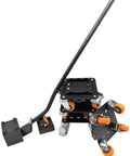 Super Heavy Duty Furniture Mover Dollies That Spin 360 Degrees Easy With Pry Bar And Heightening Pads, featuring 1.8 inch wheels.