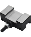 marddpair OXA 250-002 turning tool post holder for quick-change lathe tools, black base with silver blocks