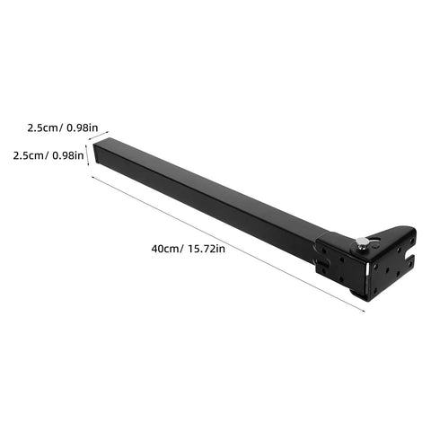 2 Pack Foldable Metal Table Legs 15.75 Inches With Self Locking Triangular Support Structure And Reinforced Steel Tubing