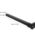 Two Pack Folding Table Legs For Camper And RV Tables 15.75 Inch Metal Support Legs With Reinforced Steel Tubing Self Locking Frame