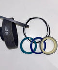 Premium Hydraulic Cylinder Seal Kit Fits Cat Construction Rig 233-9205 To Fix Leaks And Restore Power On Site Keeps Running Smooth And Reliable Without Downtime Great For Rebuild Maintenance Jobs Get It Done Fast OEM Quality, black and colored seals
