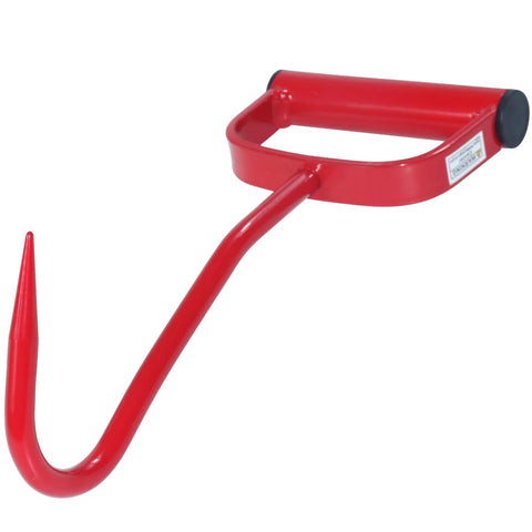 11 Inch Hay Hooks For Bales, 2 Pack, Heavy Duty Red Alloy Steel With Sturdy Handle, Replaces 47010500 And S47010500