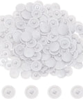 200 Pieces White Plastic Self Tapping Screw Cap Covers 7mm Diameter For Cabinets And Furniture Fittings Durable PP Construction