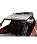Aluminum Roof For UTV Polaris RZR Pro XP 2020 To 2026, Rugged Black Powder Coat, installed on UTV showing front view.