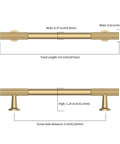 20 Pack 5 Inch Champagne Bronze Cabinet Pulls Heavy Duty Solid Kitchen Cabinet Handles For Cabinets And Drawers Champagne Gold Hardware For Bathrooms Built Tough Easy Install Rust Proof, 5-inch pull size