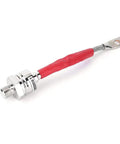 1600V ZP100A Spiral Power Stud Rectifier Diode For Beefed Up Heavy Duty Power Systems 100A Forward Current 2000V Reverse Voltage Low Frequency Electronics 16mm Thread Size, red lead