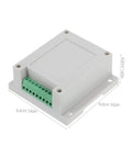 Tough Yet Compact Weatherproof Junction Box For Industrial Use with ABS Plastic Enclosure, space-saving design, dimensions visible