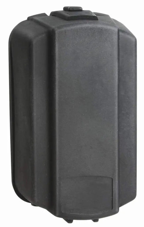 Push Button Key Safe With Permanent Combination Lock Box For 2 Keys, Slimline Wall Mount, Titanium Gray Box With Black Weather Shield