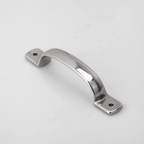 2 Pack Beefy Stainless Steel Boat Grab Handles 5.7 Inch Heavy Duty Marine Door Grab Rails For Boats And Yachts on white background