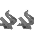 Workhorse 2 Pack Table Clamp Tape Dispenser With Rock Solid Non Slip Grip And 360 Degree Rotating Cutter No Sweat Setup For Home Office Workshop Shipping Grey, gray clamp tape holders.