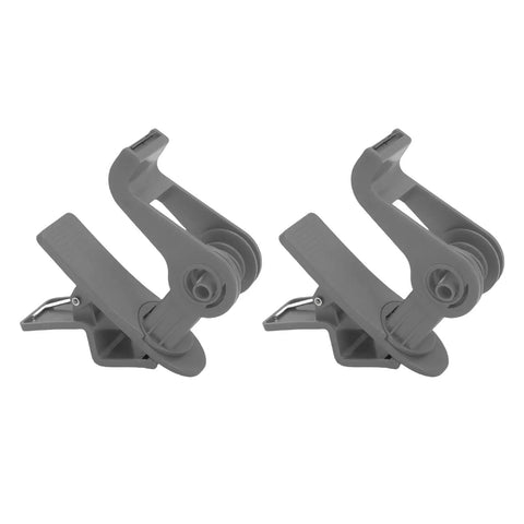 Workhorse 2 Pack Table Clamp Tape Dispenser With Rock Solid Non Slip Grip And 360 Degree Rotating Cutter No Sweat Setup For Home Office Workshop Shipping Grey, gray clamp tape holders.