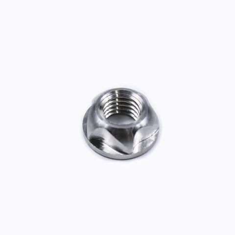 Premium Anti Theft M8 Locking Nuts Security Kit In 304 Stainless Steel P1 25 single nut front view