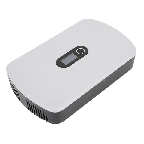 Slick 8800 Mah Ups Power Supply With Bright Lcd Screen And Smart Voltage Tuning, compact design with digital display.