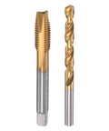 M10 By 1.5 Spiral Point Thread Tap And 8.5mm Twist Drill Bit Set For Metalworking High Speed Steel Titanium Plated 6542