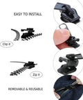 12 Piece Zip Puller Repair Kit With Instant Zipper Sliders for Sewing Clothes Jackets and Backpacks, black fasteners on zipper