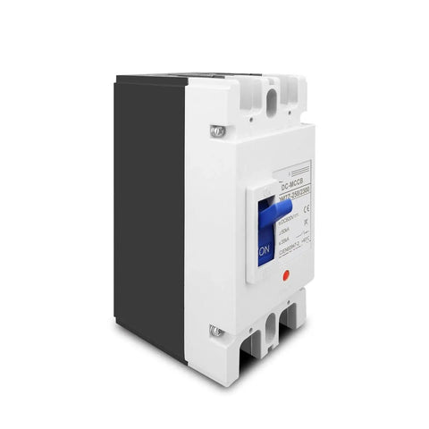 Solar Molded Case Circuit Breaker Delivering Bulletproof Overload Guard And Quick Short Circuit Trip For Rock Solid PV Array Protection and Pro Grade Job Site Reliability, 160A two-pole switch.