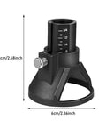 Front view of Dual Pack Rotary Tool Guide Router Attachment Locator with Depth Gauge for precise woodworking by TorSor.