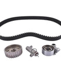 Professional Grade Timing Belt Kit 16V 3 Liter Diesel Engine Block 1KZ-TE AP01 Includes Pulleys And Tensioner Fits Toyota 4Runner Land Cruisers belt and pulleys set