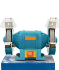 Rock Solid 304 Stainless Steel Bench Grinder Eye Shields Heavy Duty Safety Guard Replacement Kit on a bench grinder.