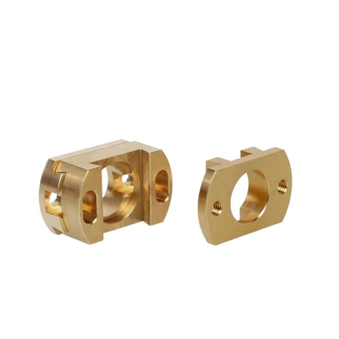 Top 18mm Brass Oldham Coupling Fits Ender 3 V2 CR10 And CR10S Pro Z Axis T8 Screw Upgrade For Hot Bed 3D Printer Build Parts, brass coupler