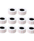 10 rolls of 4000 Pcs Small Pricing Labels On Rolls, Blank Price Tags For Retail Pricing Machines, Self Adhesive Price Stickers