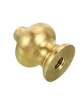 Solid Brass 1/4-27 Lamp Finial Ball Cap Knob For Table Lamps Harp Top Screw Decoration Easy Threaded Mount And Stable Shade Support