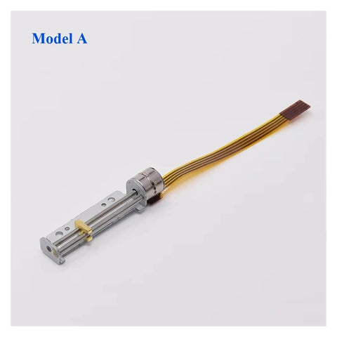 Compact Micro Linear Stepper Motor With Integrated Lead Screw DC 5V 2 Phase 4 Wire All Metal Build 30 mm for DIY Rigs
