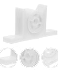 10 Pack White ABS Cabinet Door Latches Ball Catch Hardware For Cupboard Doors Easy Install Low Noise Durable Double Roller Catch