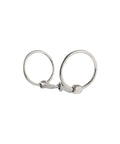 All Purpose Ring Snaffle Bit With 5 Inch Mouth And Two And A Half Inch Rings Nickel Plated Malleable Iron