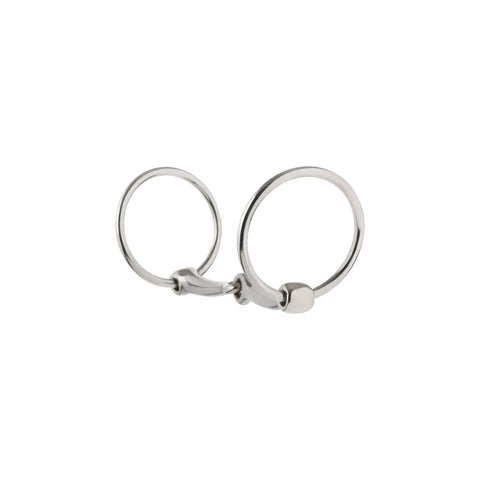 All Purpose Ring Snaffle Bit With 5 Inch Mouth And Two And A Half Inch Rings Nickel Plated Malleable Iron