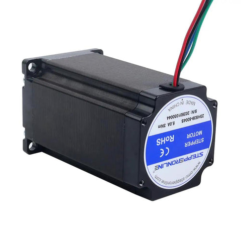 Nema 23 Stepper Motor 3Nm 425OzIn Holding Torque 5A 8mm Shaft Bipolar 57x57x100mm 4 wires for CNC Machines and DIY 3D Printers