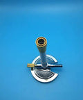 Bunsen Burner With Air And Gas Adjustment And Flame Stabilizer For Natural Gas And Propane Lab Heating Tool top view