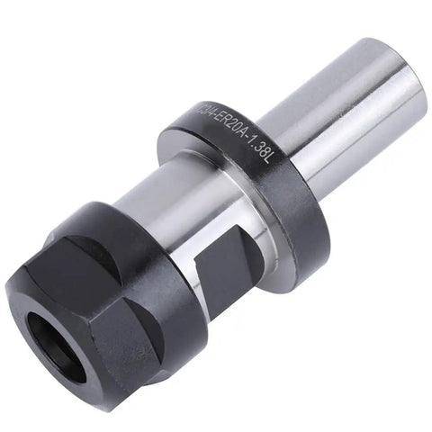 Lengthening Chuck Collet Tool For Carving Machines With ER20A Clamping System Three Quarter Inch Hole Diameter Alloy Body 1.38 Inch Length Pro Grade Precision For Smooth Boss Level Carving.