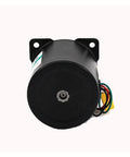 High Torque 220V 40W AC Permanent Magnet Synchronous Motor With Eccentric Shaft And Bracket Plus Speed Reducer, front view