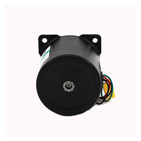 High Torque 220V 40W AC Permanent Magnet Synchronous Motor With Eccentric Shaft And Bracket Plus Speed Reducer, front view