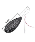 20 Pack Aluminum Needle Threaders With Flexible Wire Handles In Black For Tiny Needle Eyes Easy Threading For Hand And Machine Sewing Projects DIY Craft Tools, black aluminum needle threader with 5 cm length and wire loop