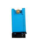 Front view of Pro Grade Eddy Current Displacement Sensor 330180-91-CN for gap measurement and vibration monitoring in blue casing.