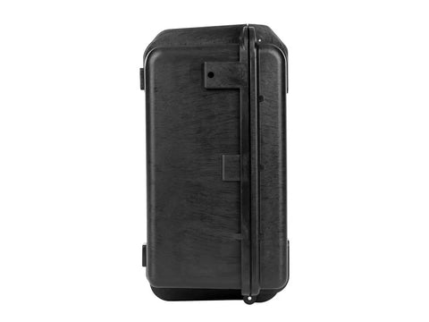Built Tough Weatherproof Hard Case With Customizable Foam Insert Shockproof IP67 Dust And Water Guard Up To 1 Meter For 30 Minutes 28.5 Liter Capacity 19x16x8 Inches Ultraviolet And Impact Resistant Black