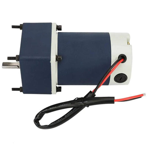 Badass 24V 60W Metal Gear Motor Delivering Gutsy High Torsion Performance at Just 60 RPM with a Precision Key Slot Shaft