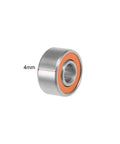uxcell S693C-2OS hybrid ceramic ball bearing, 3x8x4mm with orange seal