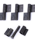 Heavy Duty Weld On Hinges 4 Pack Rock Solid Steel Hinges With Removable Pin, showing four black carbon steel hinges with pins.