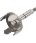 Bread Machine Bearing Sleeve Shaft Replacement Kit 6cm Iron Base Fork And Rotating Connecting Rod, close-up metal shaft
