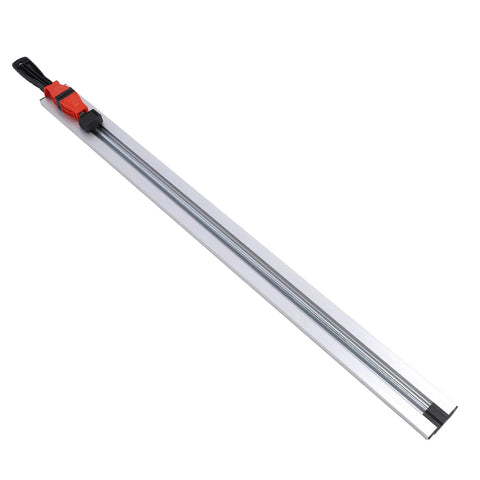 Heavy Duty Aluminum Straight Edge Guide For Circular Saws Featuring A Rock Solid Rubber Clamp and Non Slip Rail for accurate cuts