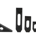 58 Pcs T Slot Clamp Kit For Lathe And Milling Machines, Heavy Duty Hardened Steel Press Plates And Studs, showing different sized plates