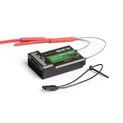 Beefed-Up 10 Channel 2.4GHz RC Receiver With iBus PPM Dual Antenna AFHDS2 for Drones, Airplanes, Helicopters, Compatible With FS-i6