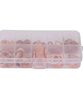 Solid Copper Flat Washers Assorted Set M5 To M14 Including 200 Pcs For Electrical Insulation Stopping Galvanic Corrosion On Aluminum Steel Or Auto Wiring Solar Panels Load Distribution Kit Good For Home Or Garage Use Solid Copper Gear You Gotta Grab, copper washer kit in storage case