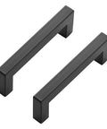 15 Pack Black Cabinet Pulls 4 Inch Square Kitchen Cabinet Handles Matte Black Hardware For Drawer Pulls Drawer Handles Includes Screwdriver