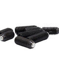 Tough As Nails Carbon Steel Spring Ball Plungers Featuring Wave Bead Cores That Push In Easy And Hold Firm For Rock Solid Positioning Accuracy Inside M10 By 16Mm Dimension Ten Piece Bundle, showing black steel plungers.